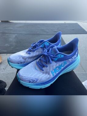Hoka Women's Light Blue and Turquoise Running Shoes